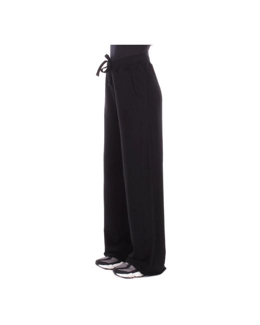 Dondup Black Wide Trousers