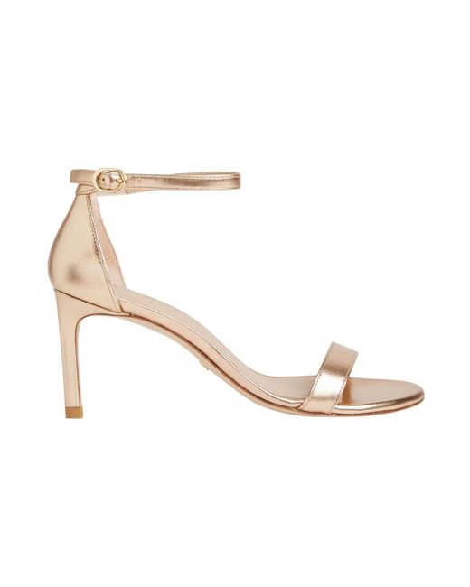 Nunakedstraight di Stuart Weitzman in Metallic
