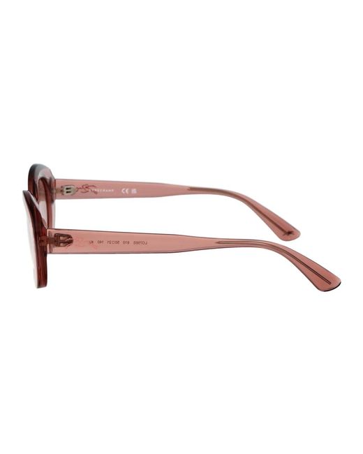 Longchamp Pink Stylische sonnenbrille lo756s