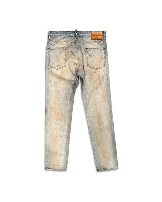 DSquared² Natural Straight Jeans for men