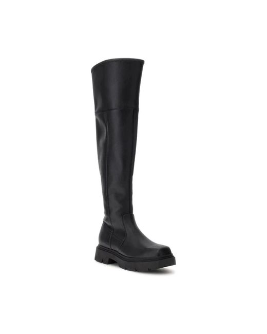 Guess Black Over-The-Knee Boots