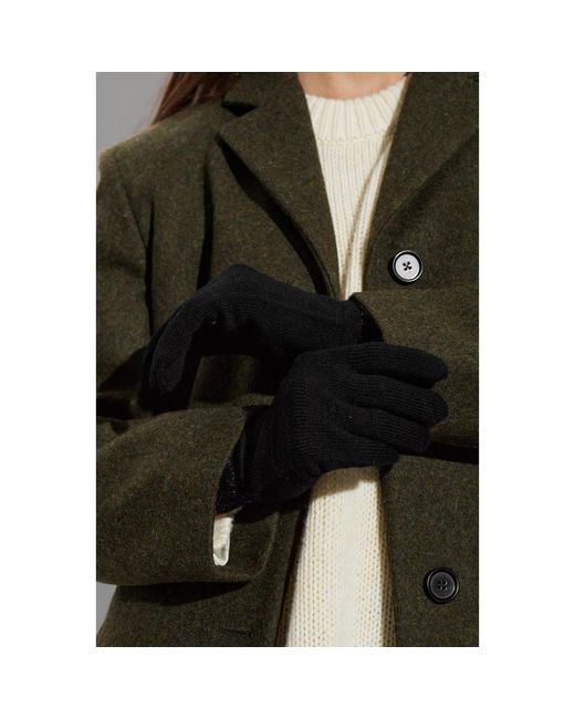 Gloves Moschino de color Black