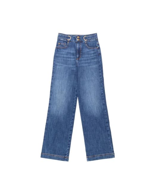 Nenette Blue Gerades Jeans