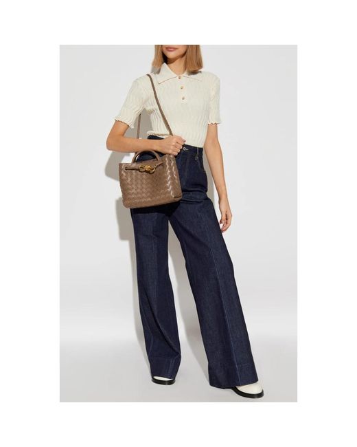 Bottega Veneta Blue Boot-Cut Jeans
