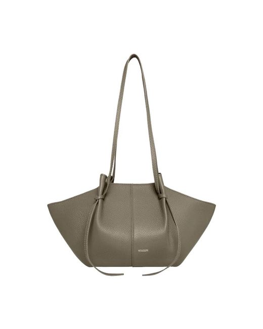 Yuzefi Gray Shoulder Bags