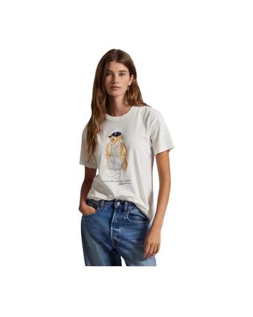 Polo Ralph Lauren White T-Shirts