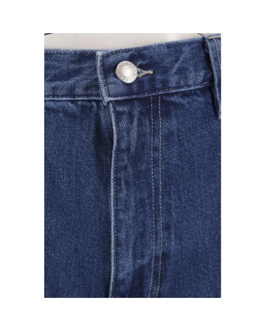 Stussy Blue Straight Jeans for men