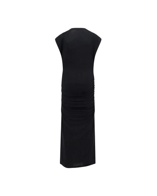 Midi Dresses Isabel Marant de color Black