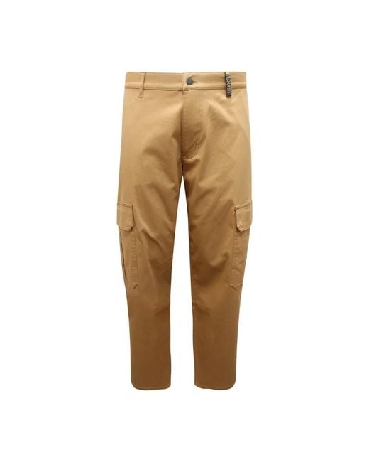 Moschino Natural Straight Trousers for men