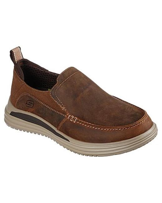Skechers Brown Loafers for men