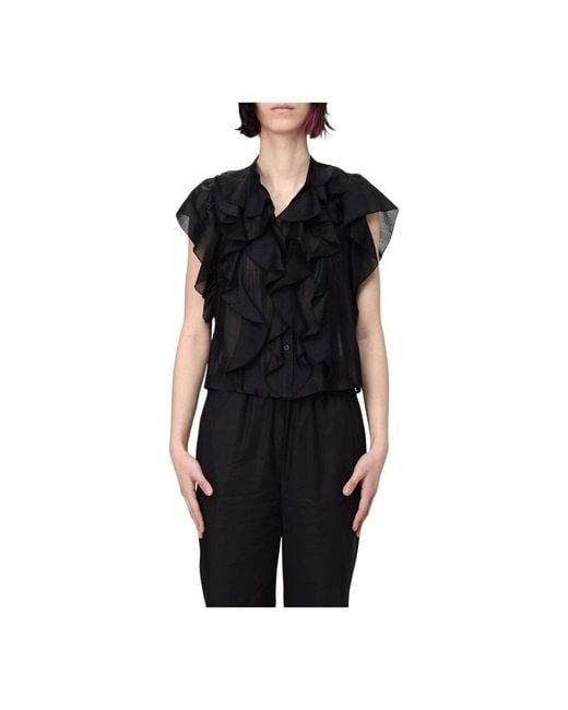 Kaos Black Blouses