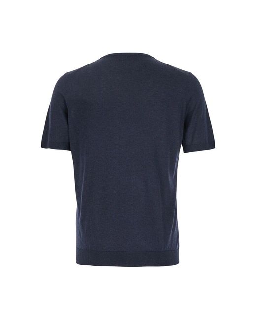 T-Shirts Tagliatore de hombre de color Blue