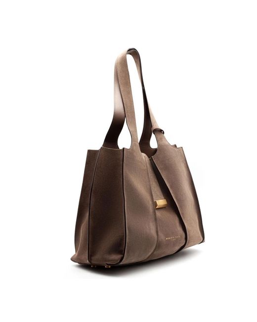 Roberto Festa Brown Shopping Bags