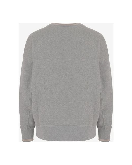 Autry Gray Round-Neck Knitwear