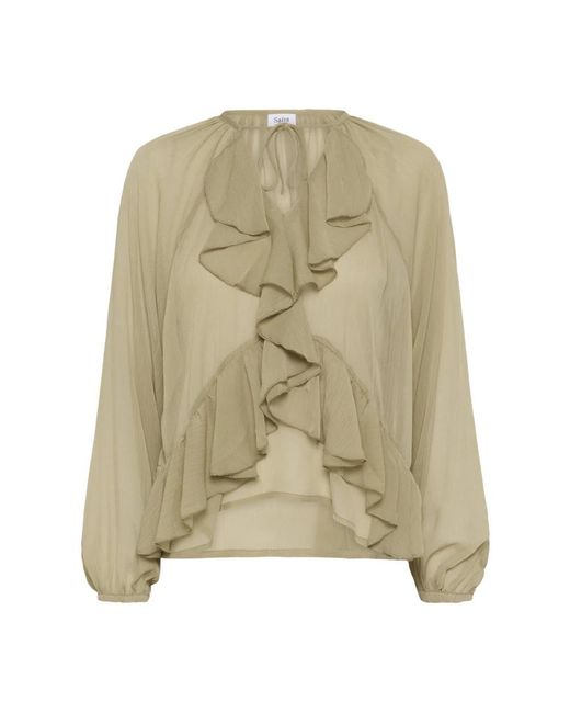 Saint Tropez Jacelynsz Blouse in het Green