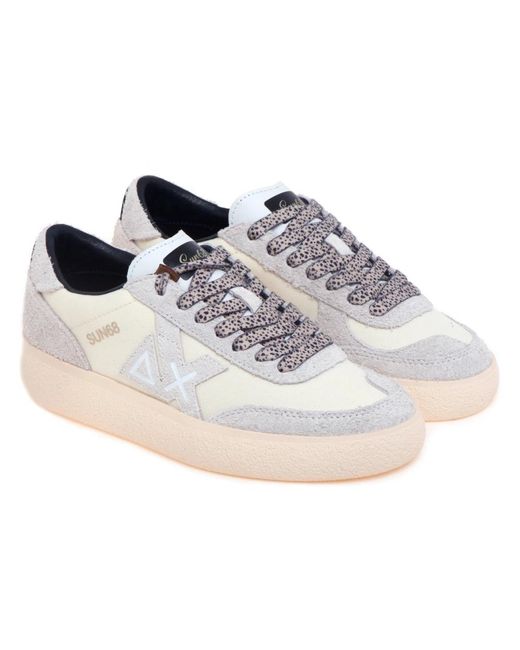 Sun 68 White Sally Sneaker