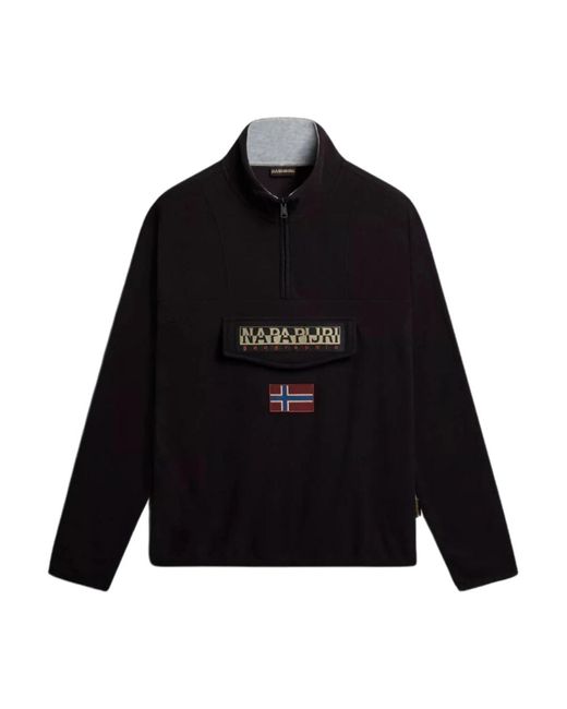 Napapijri Black Light Jackets for men