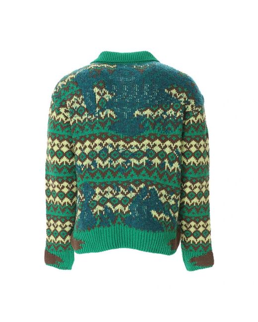 ANDERSSON BELL Green Cardigans for men