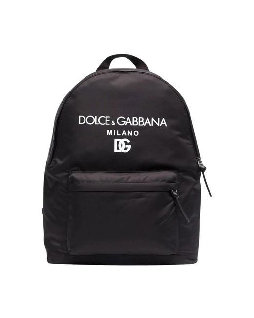 Dolce & Gabbana Black Backpacks