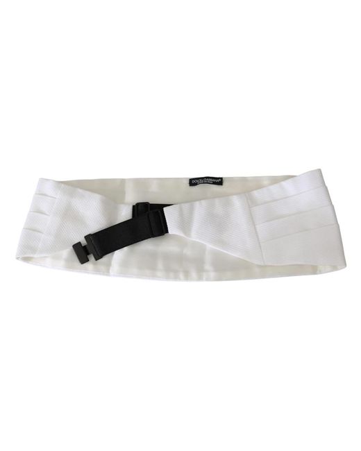Dolce & Gabbana White Belts for men