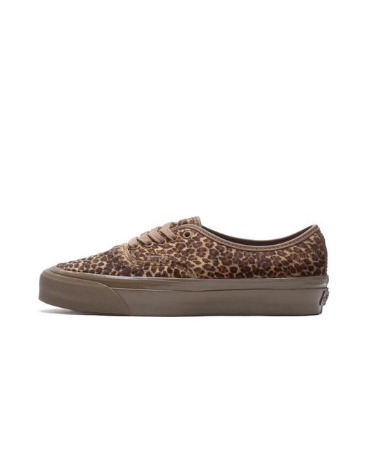 Vans Schoenen ,Bruin ,Katoen Luipaard Pony Hair Sneakers in het Brown