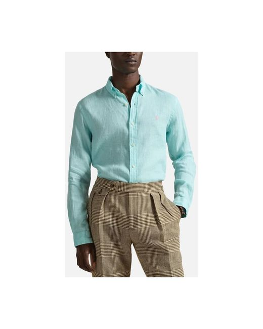 Polo Ralph Lauren Blue Casual Shirts for men
