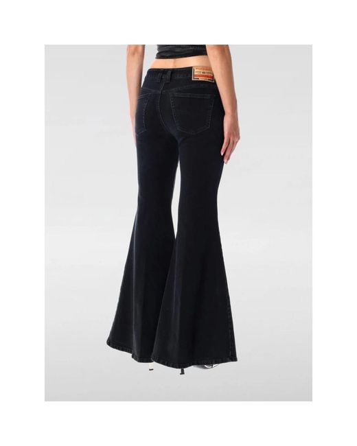 DIESEL Black Flare Jeans