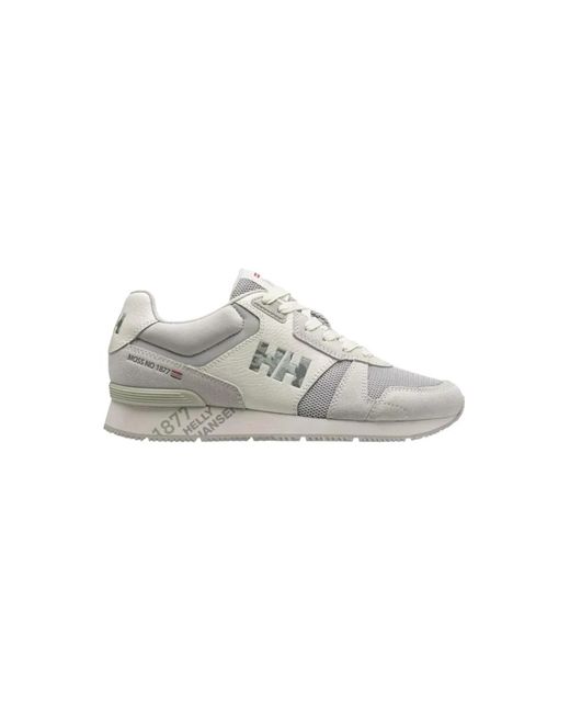 Helly Hansen Schoenen ,Grijs ,Suède Grijze Sneaker 855 in het Gray