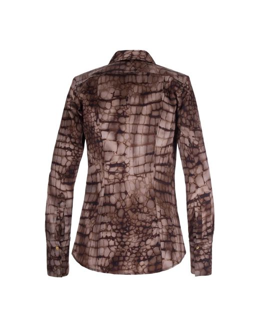 Elisabetta Franchi Brown Shirts