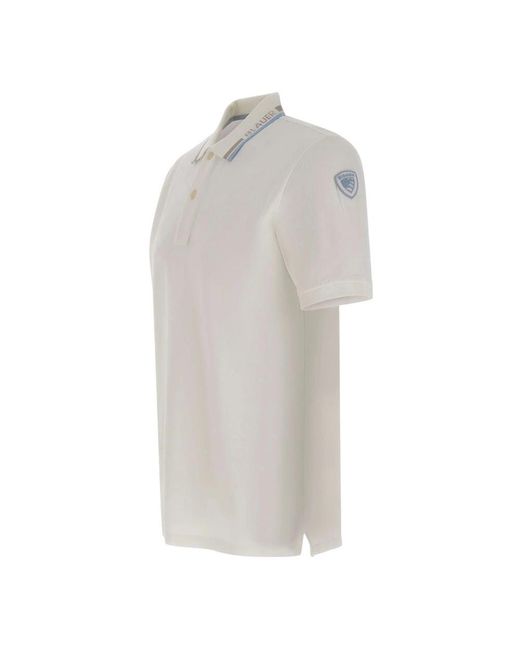 Blauer White Polo Shirts for men