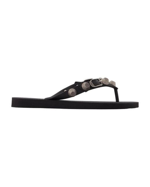 Balenciaga Blue Flip Flops