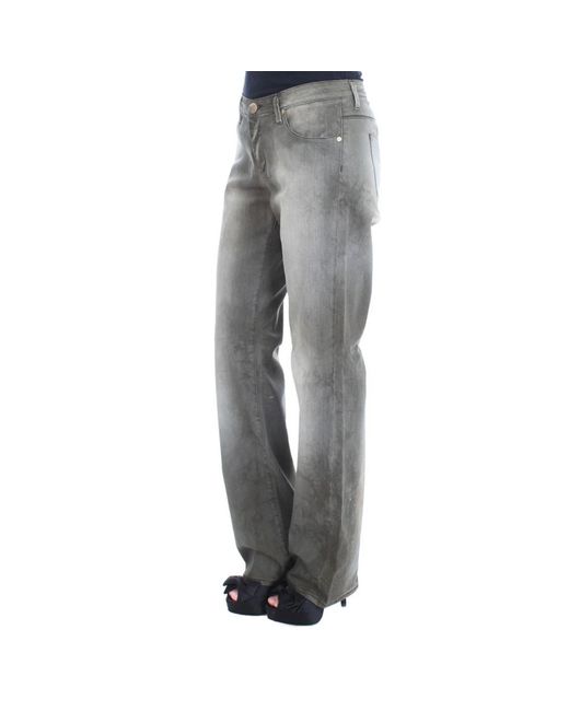Ermanno Scervino Gray Straight Fit Jeans