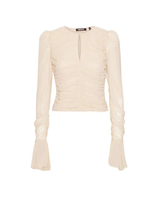 ROTATE BIRGER CHRISTENSEN Blouses in het Natural