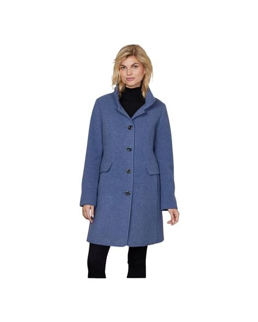 Junge Blue Single-Breasted Coats