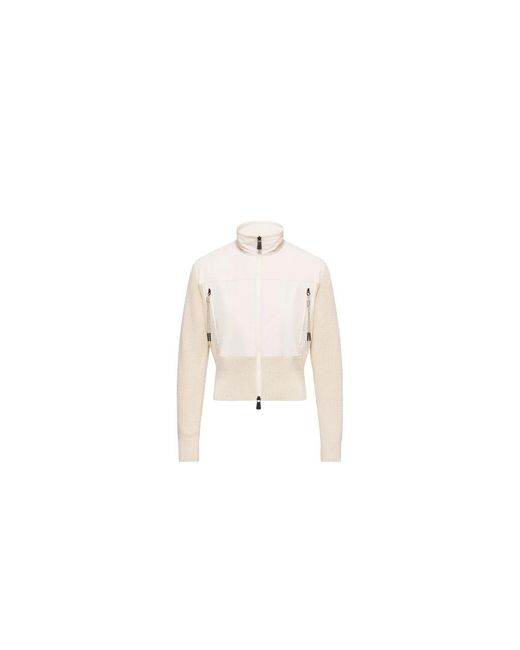 Moncler Cardigan Tricot in het White