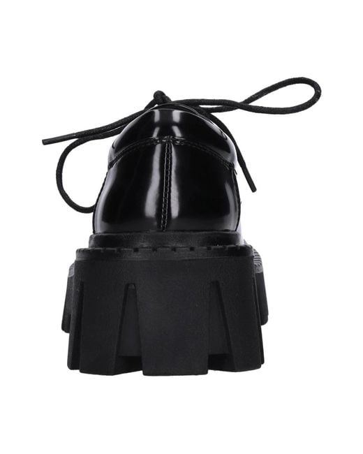 Gaelle Paris Black Flache Schuhe Schwarz