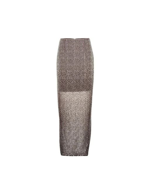 Maxi Skirts ROTATE BIRGER CHRISTENSEN en coloris Gray