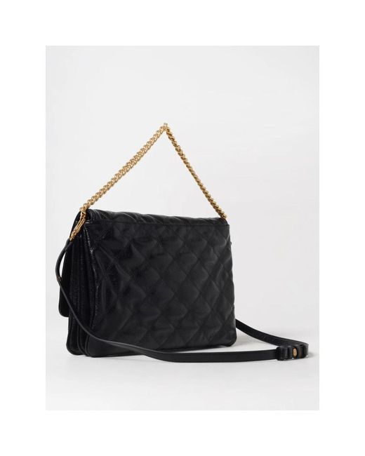 Liu Jo Black Stilvolle Gesteppte Schultertasche Mit Kette