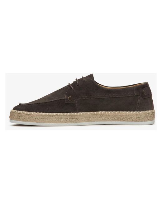 ESTRO Brown Laced Shoes for men