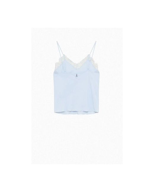Sleeveless Tops Patrizia Pepe de color Blue