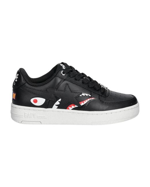 A Bathing Ape Black Shark Sta L
