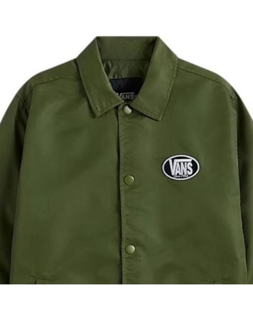 Light Jackets Vans de hombre de color Green