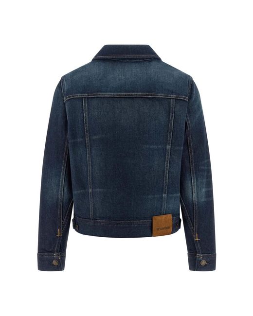 Tom Ford Blue Denim Jackets for men