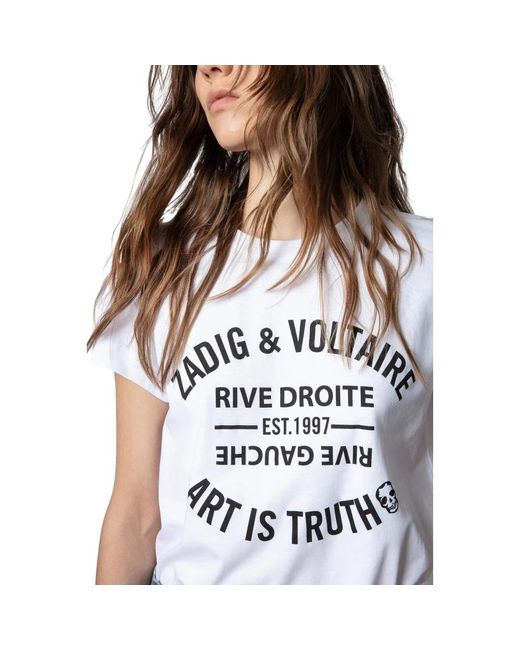 T-Shirt Walk Blason Zadig & Voltaire en coloris White