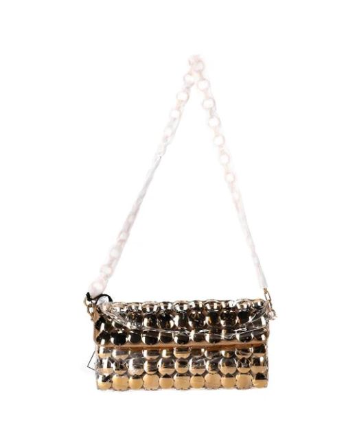 Rabanne White Shoulder Bags