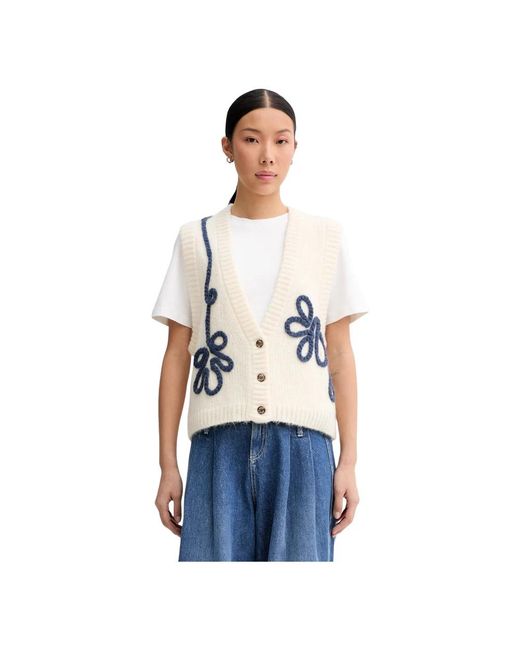 Munthe Nowland Vest in het White