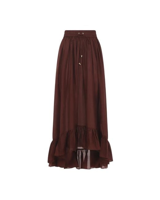 Zimmermann Brown Maxi Skirts
