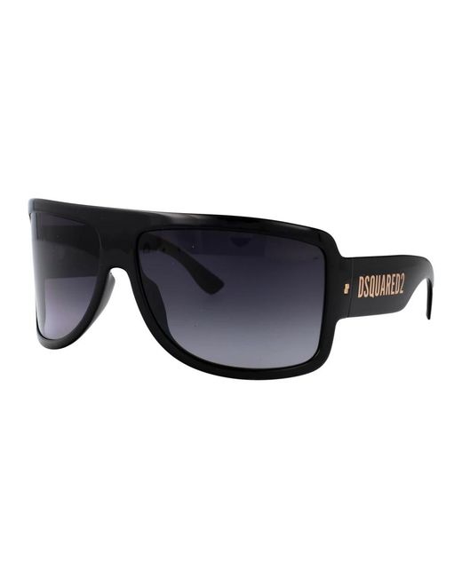 DSquared² Accessoires ,Zwart ,Stijlvolle Zonnebril Met Model D2 0164/S in het Black voor heren