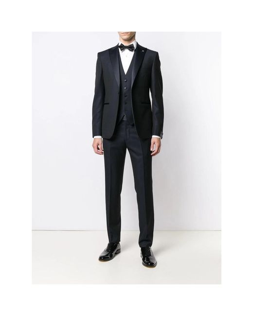 Tagliatore Blue Single Breasted Suits for men