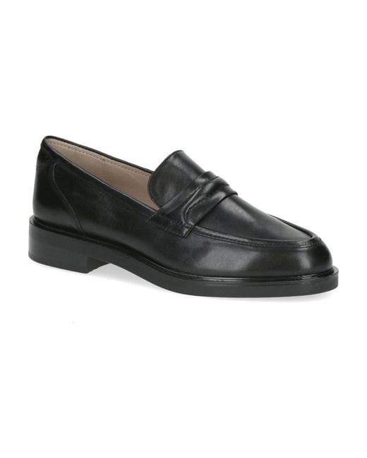 Caprice Black Loafers